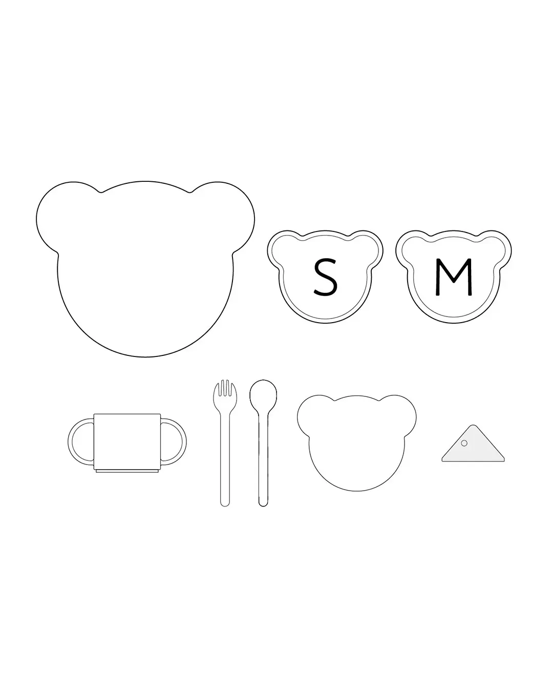 ビオ　キッズディッシュ　ギフトボックス　ベア　ビッグ　コーラル