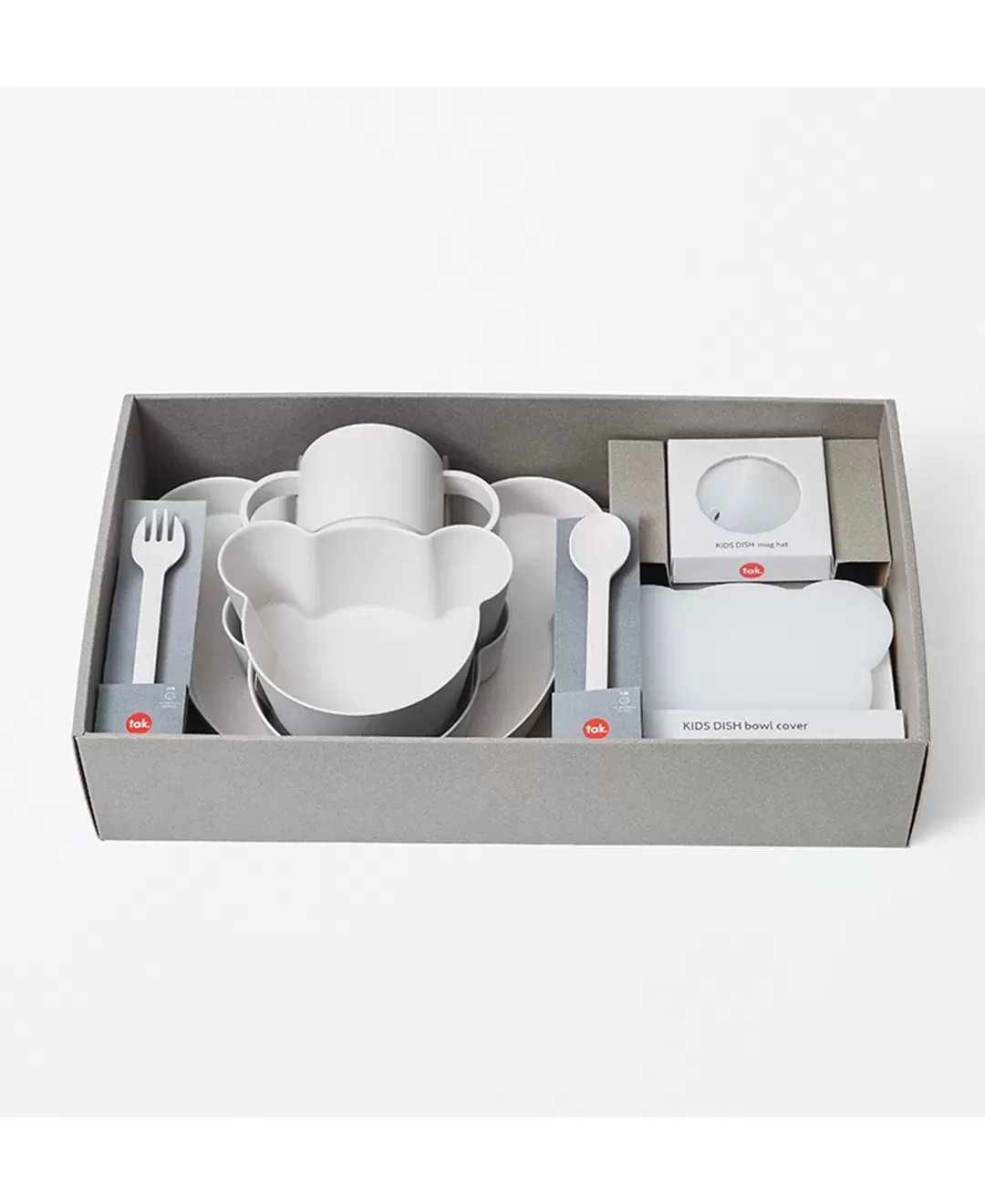 ビオ　キッズディッシュ　ギフトボックス　ベア　ビッグ　ホワイト