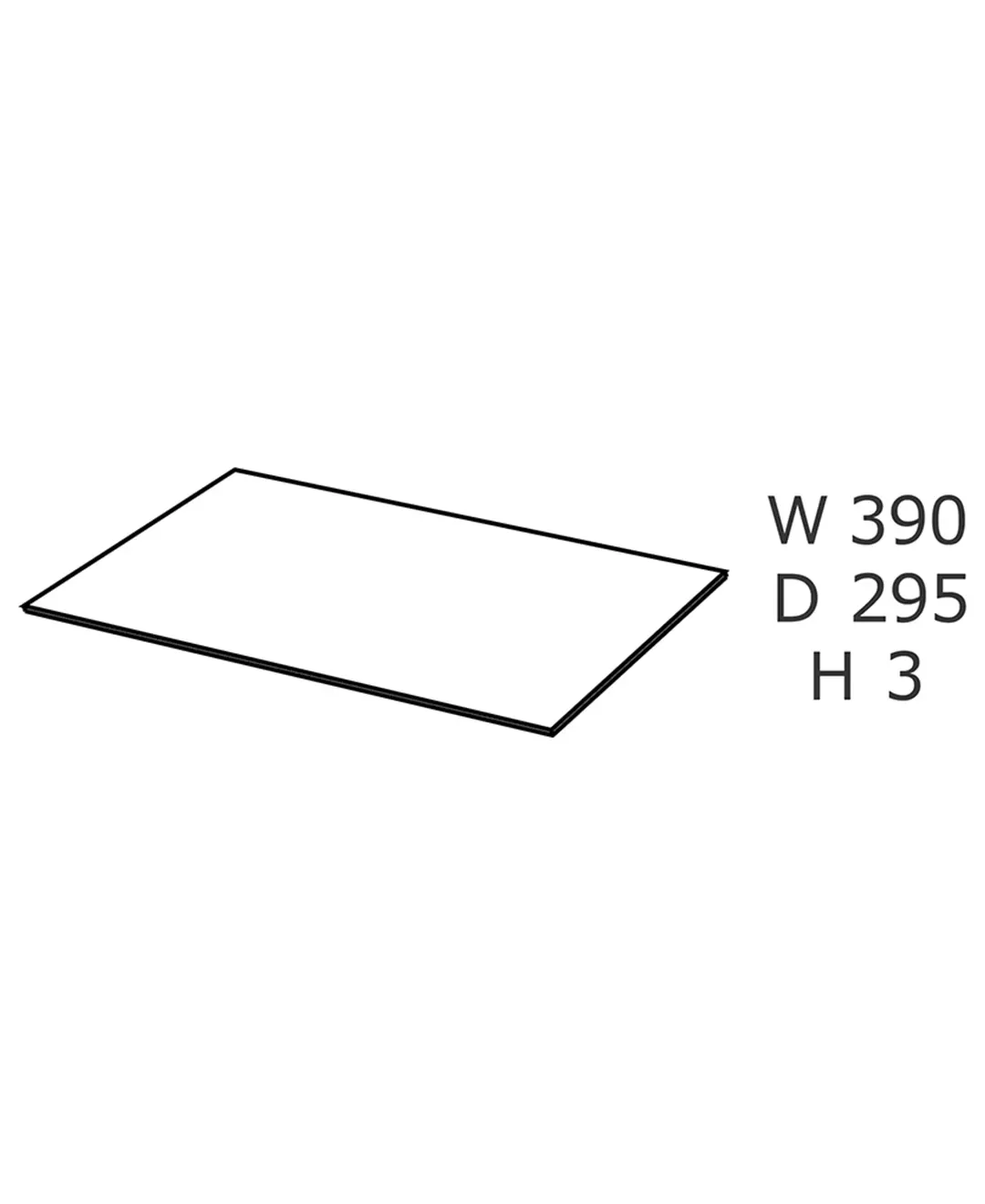 ダイニングトレー　レクタングル　ライトイエロー / ベージュ
