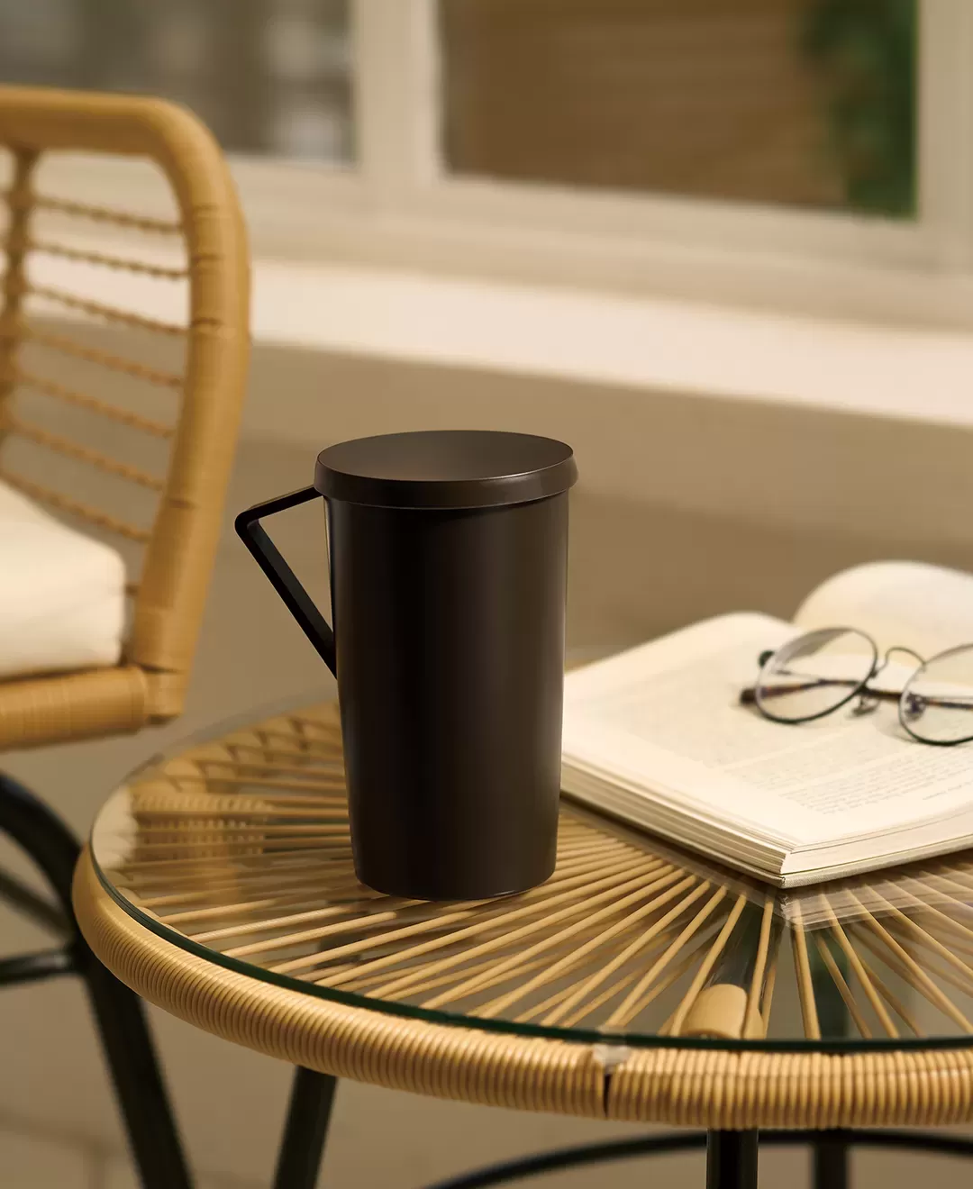 ネスト　ジャグマグ S　フタ付き　ライトグレー