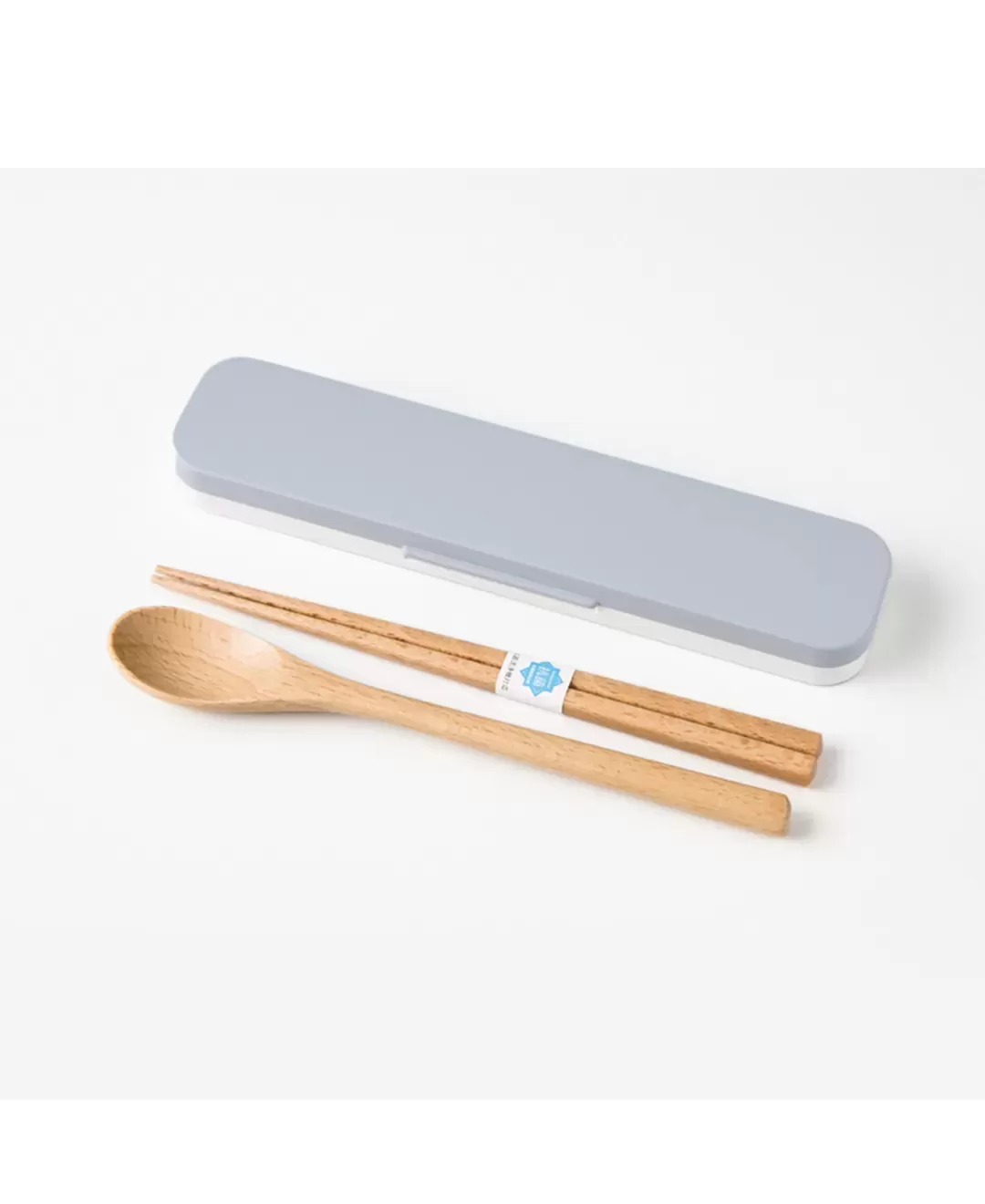 mayu 木製 箸・スプーンセット BLGY