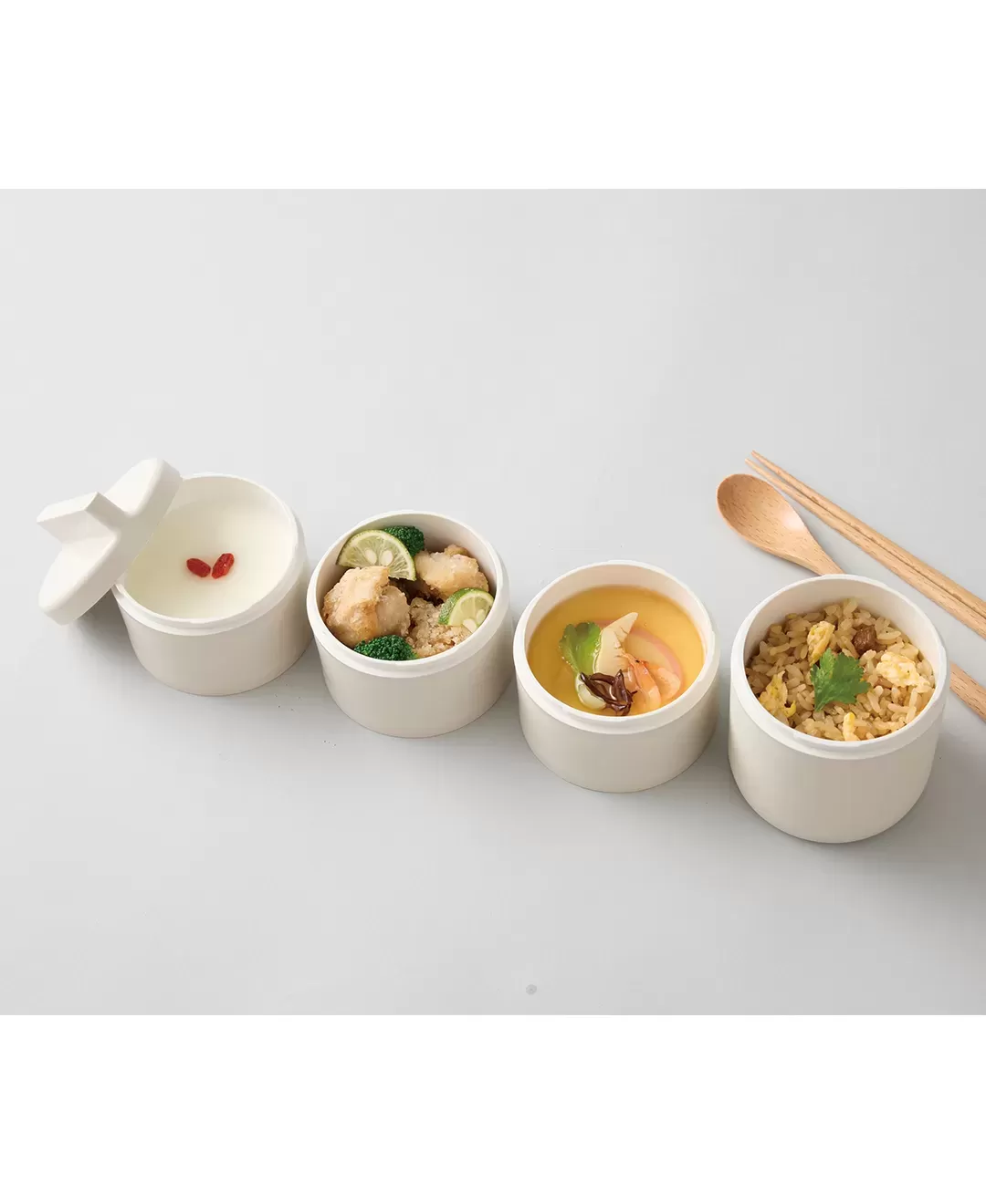 tutu 3段ランチボックス GY