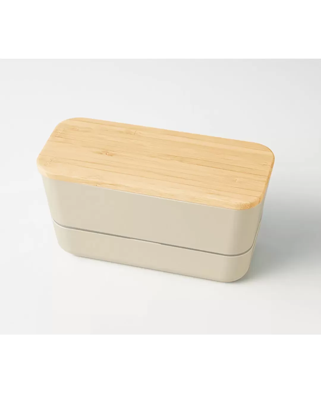 スキット バンブー スリム2段ランチ BE