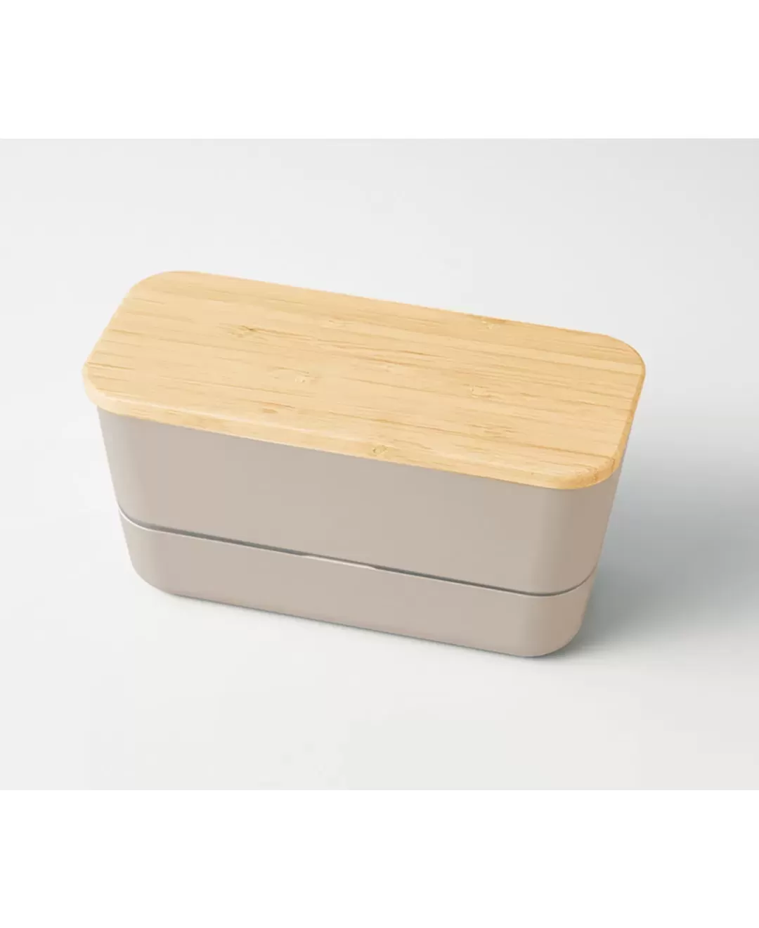 スキット バンブー スリム2段ランチ BR