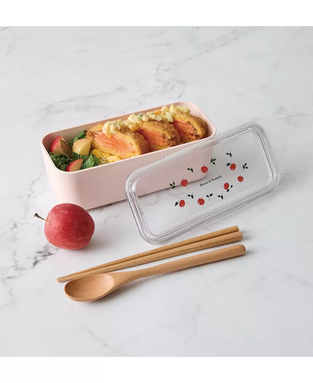 クレール 箸・スプーンセット apple