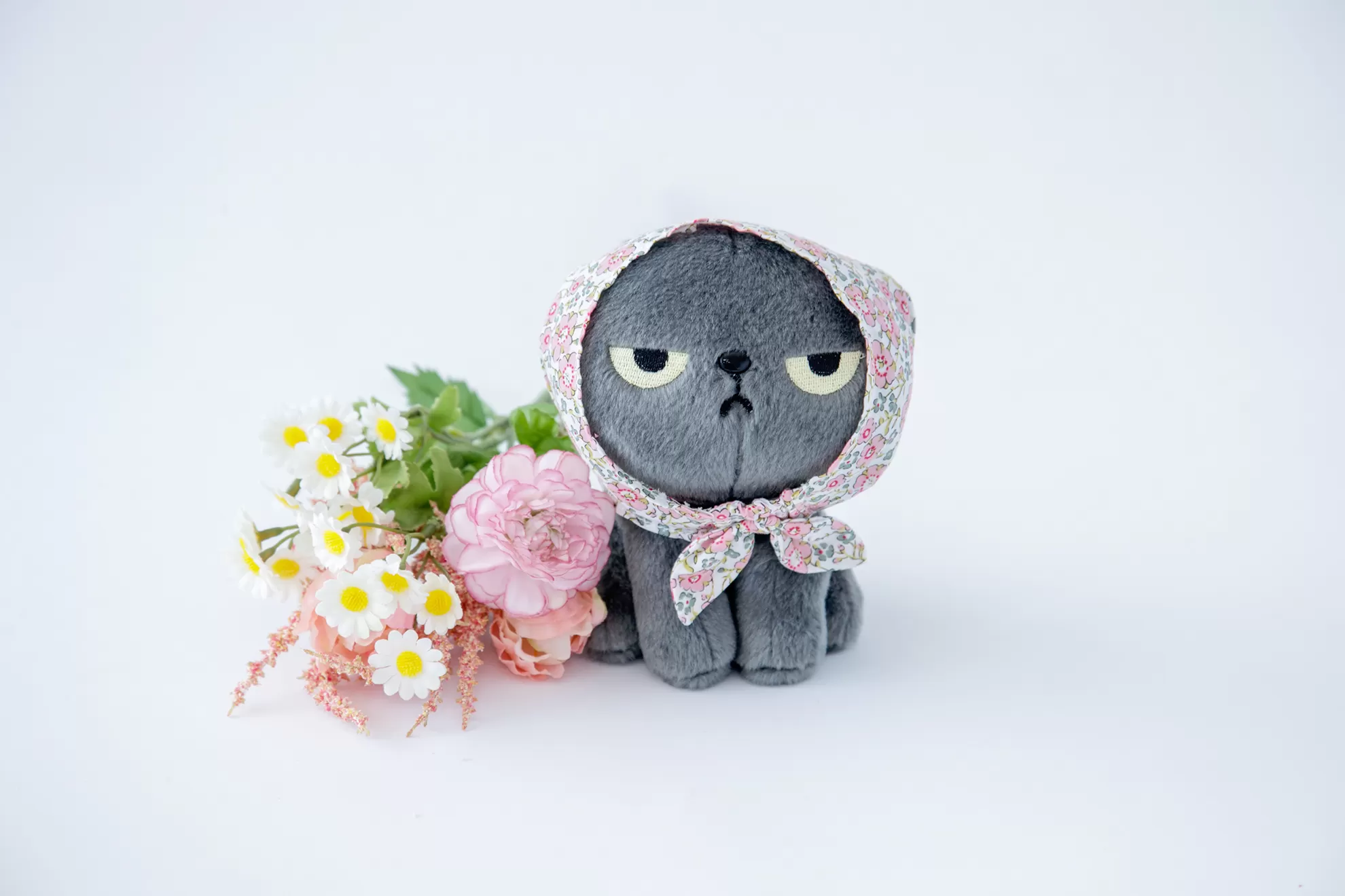 花柄スカーフぬいぐるみ