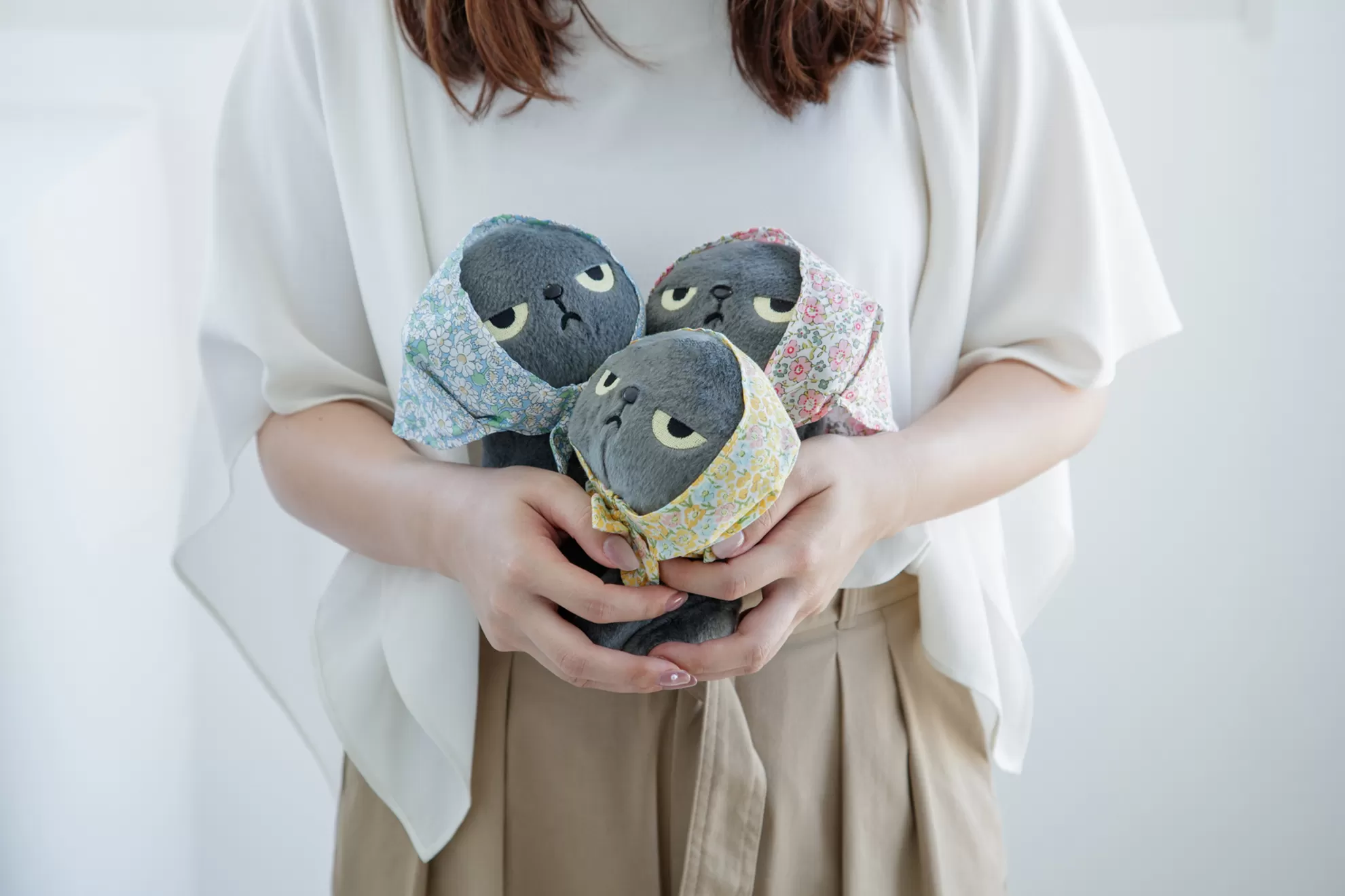 花柄スカーフぬいぐるみ