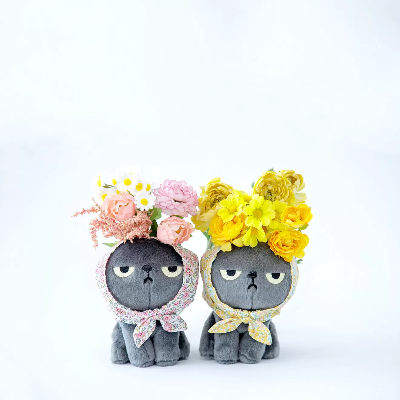 花柄スカーフぬいぐるみ