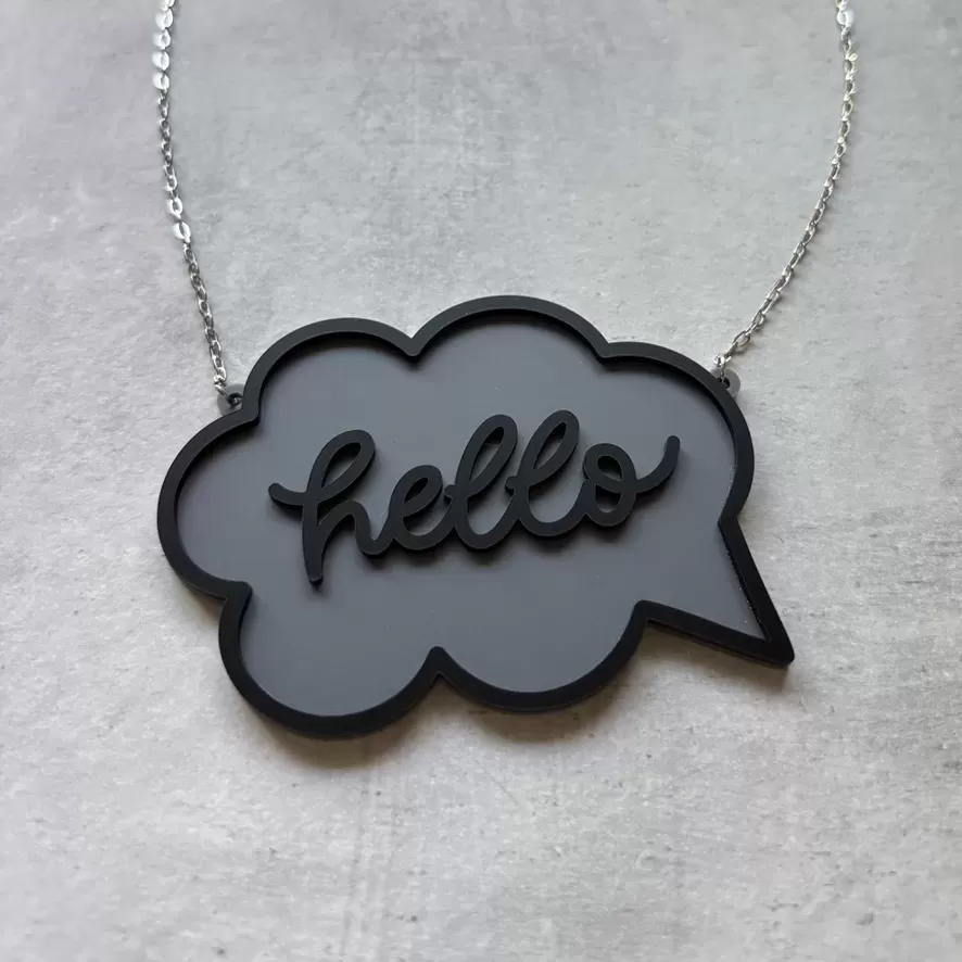 HELLO ネックレス