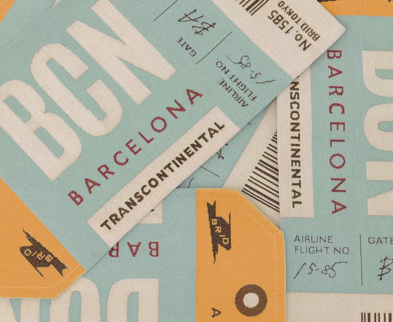 001483 BAGGAGE TAG RUG