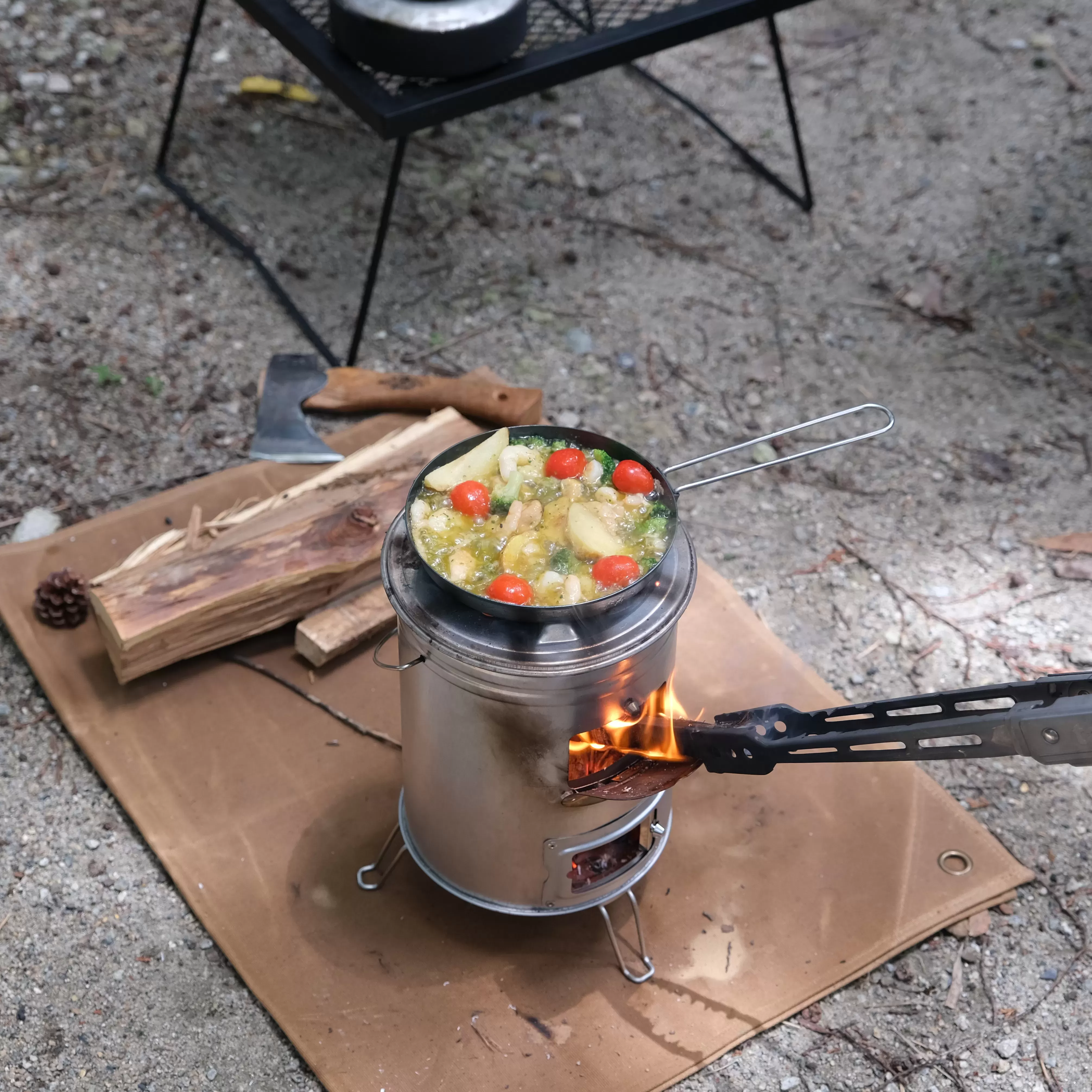 缶ストーブEX