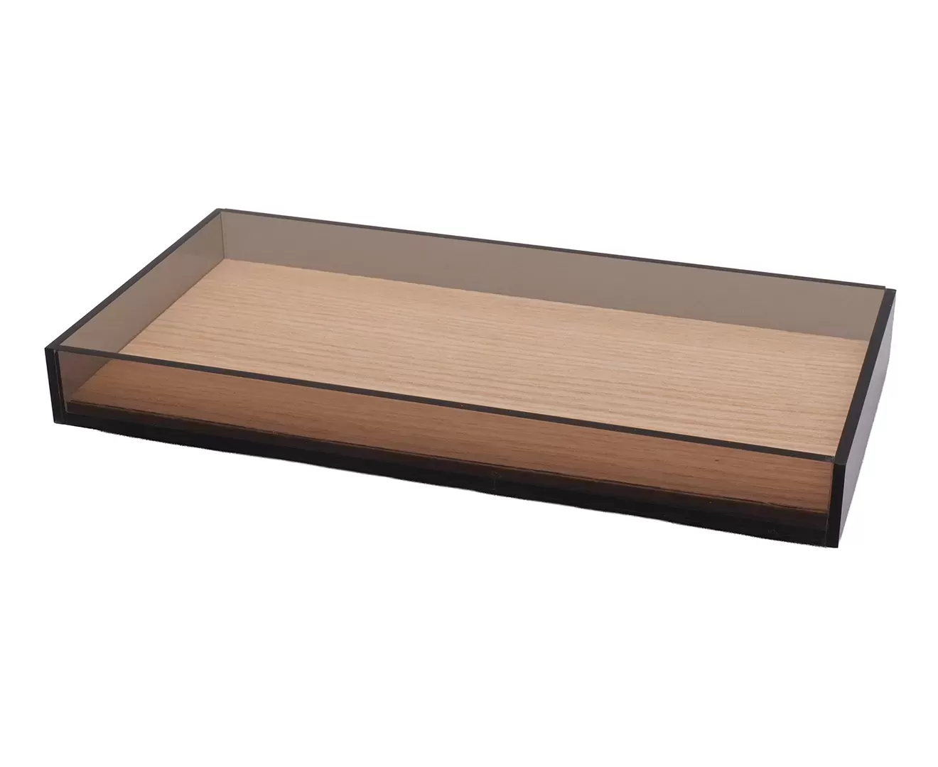 003440 ACRYLIC & WOOD TRAY