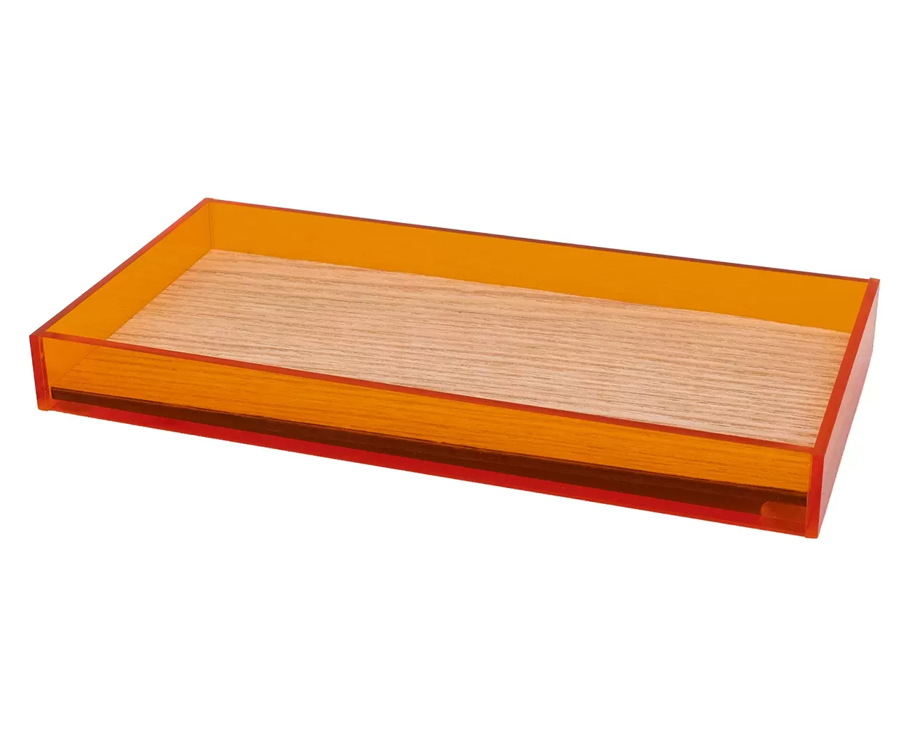 003440 ACRYLIC & WOOD TRAY