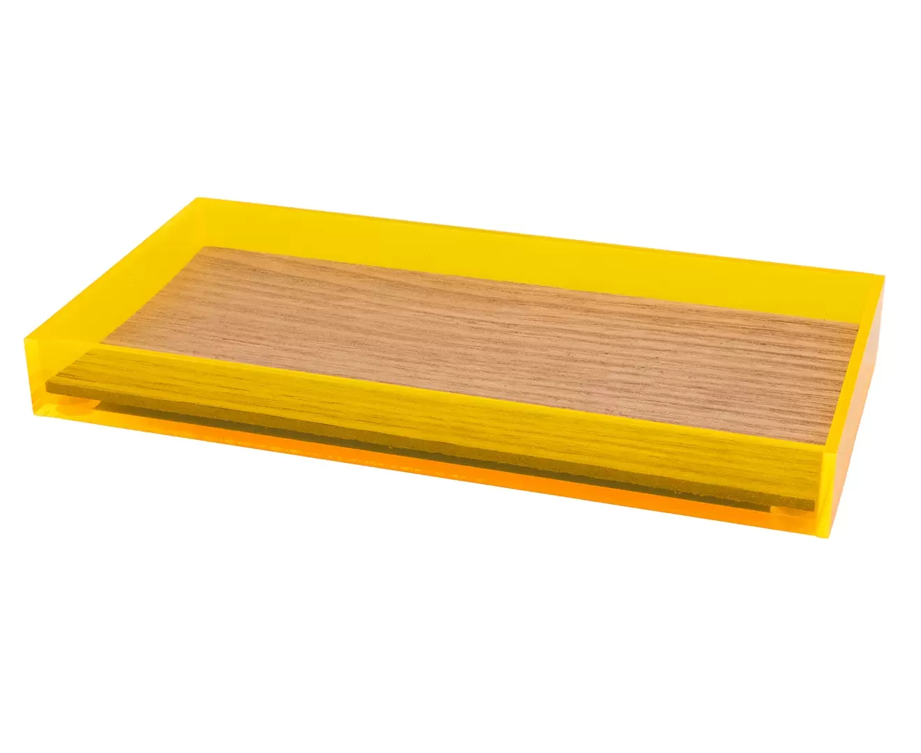 003440 ACRYLIC & WOOD TRAY