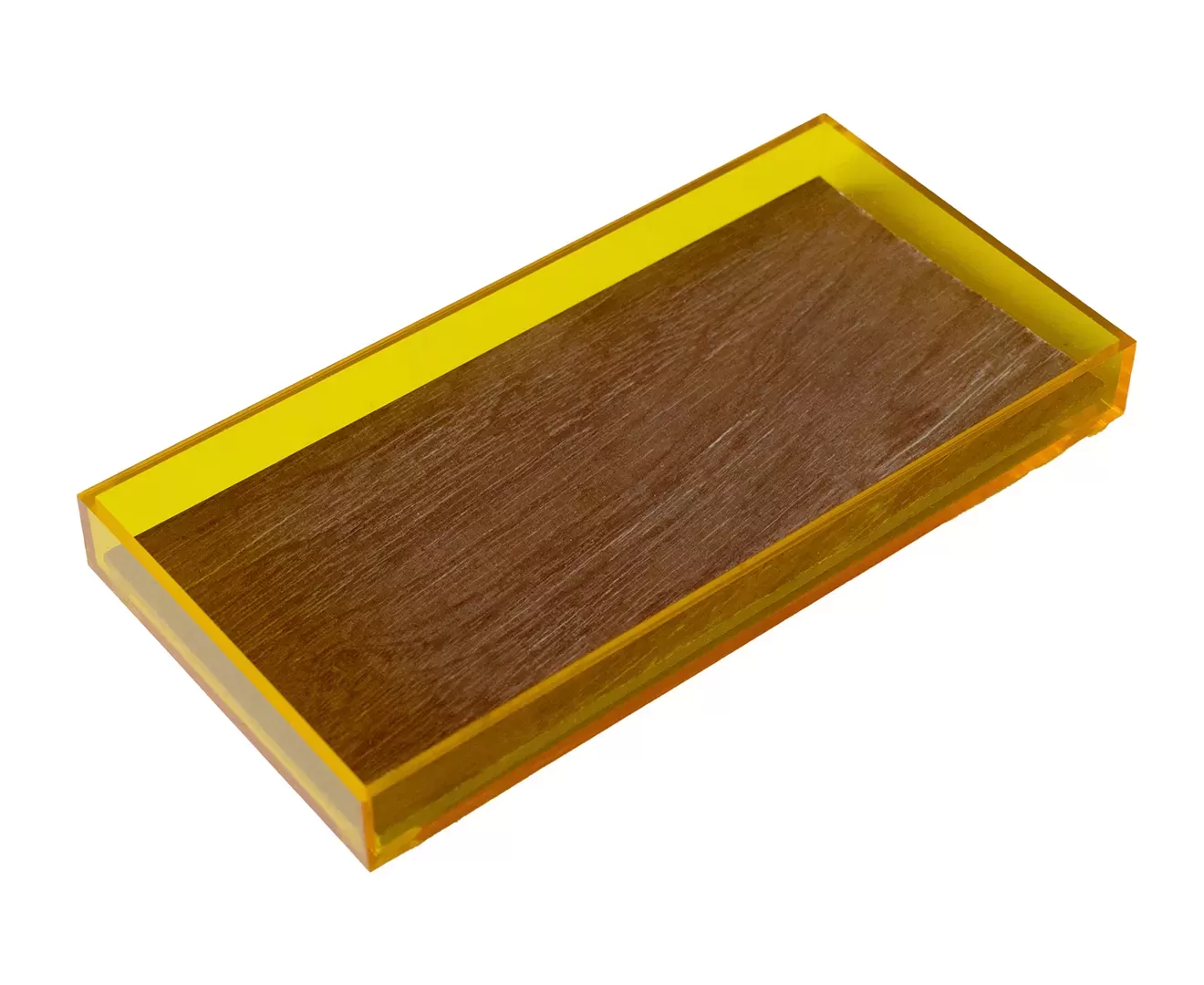 003440 ACRYLIC & WOOD TRAY