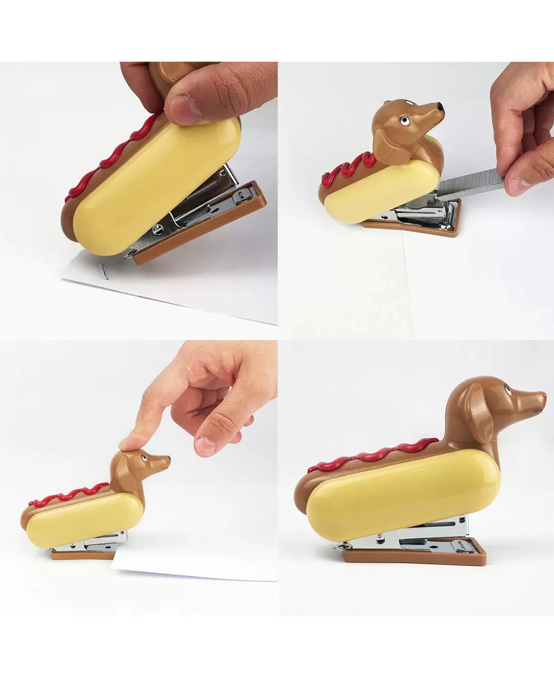 ホットドッグ型ステープラー