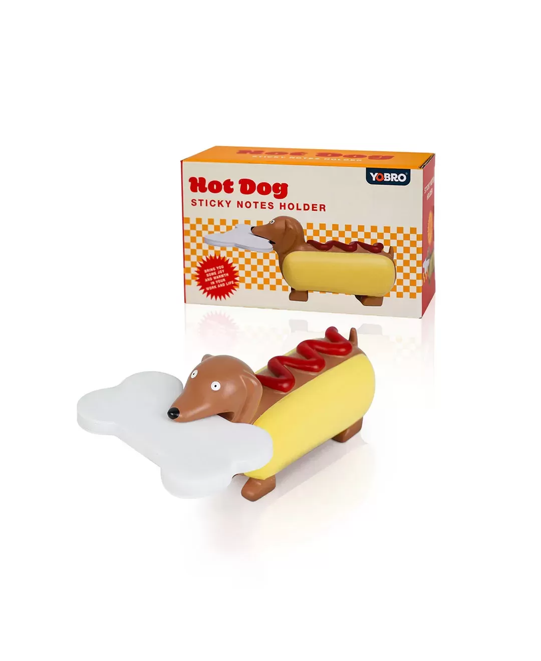 ホットドッグ型付箋ホルダー
