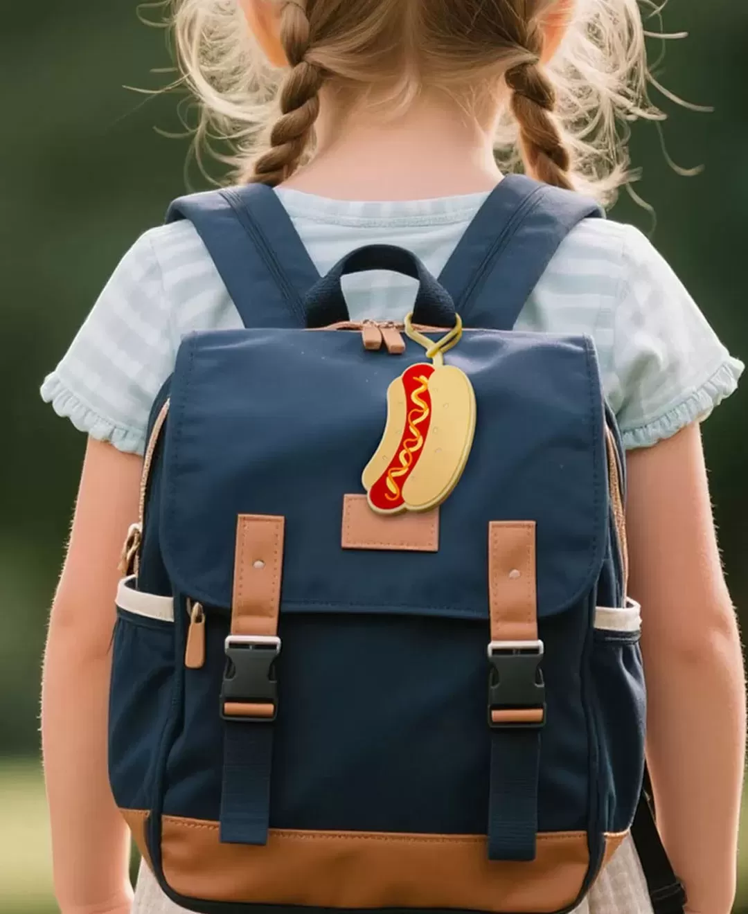 ホットドッグ型ラゲッジタグ