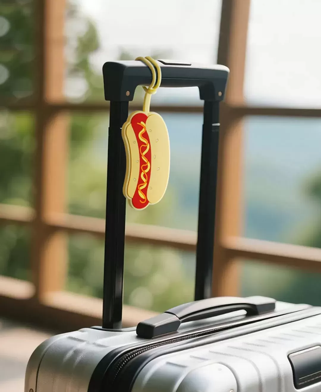 ホットドッグ型ラゲッジタグ