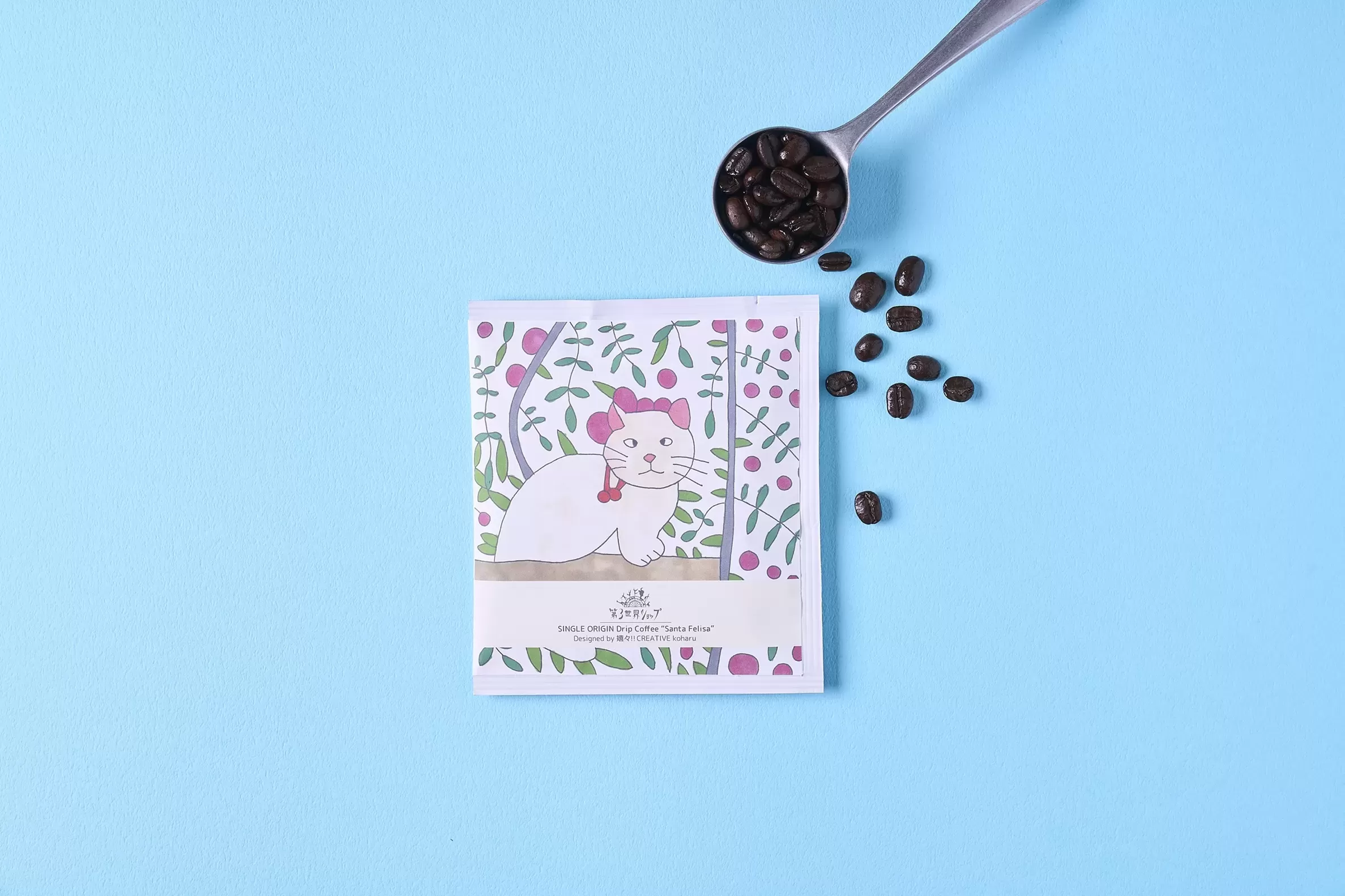 Artisan Drip Coffee　8g「お花と猫」