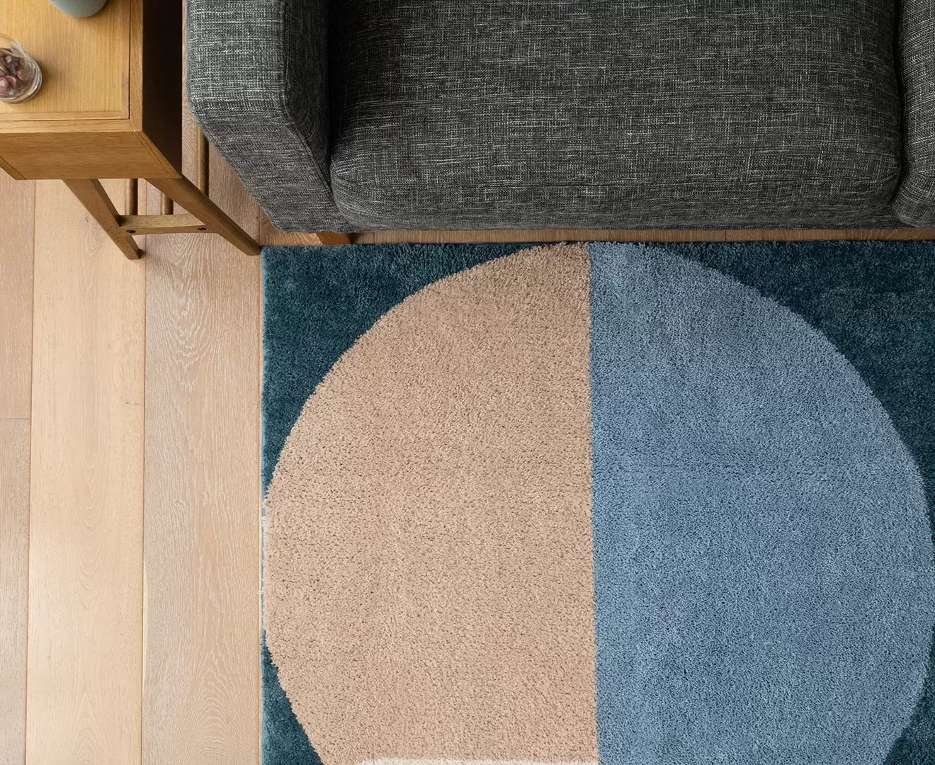 001496 GEOMETRIC HOOK RUG 100×140