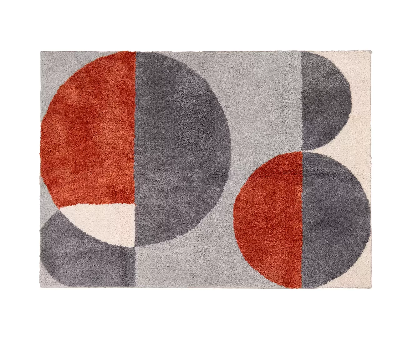001496 GEOMETRIC HOOK RUG 100×140