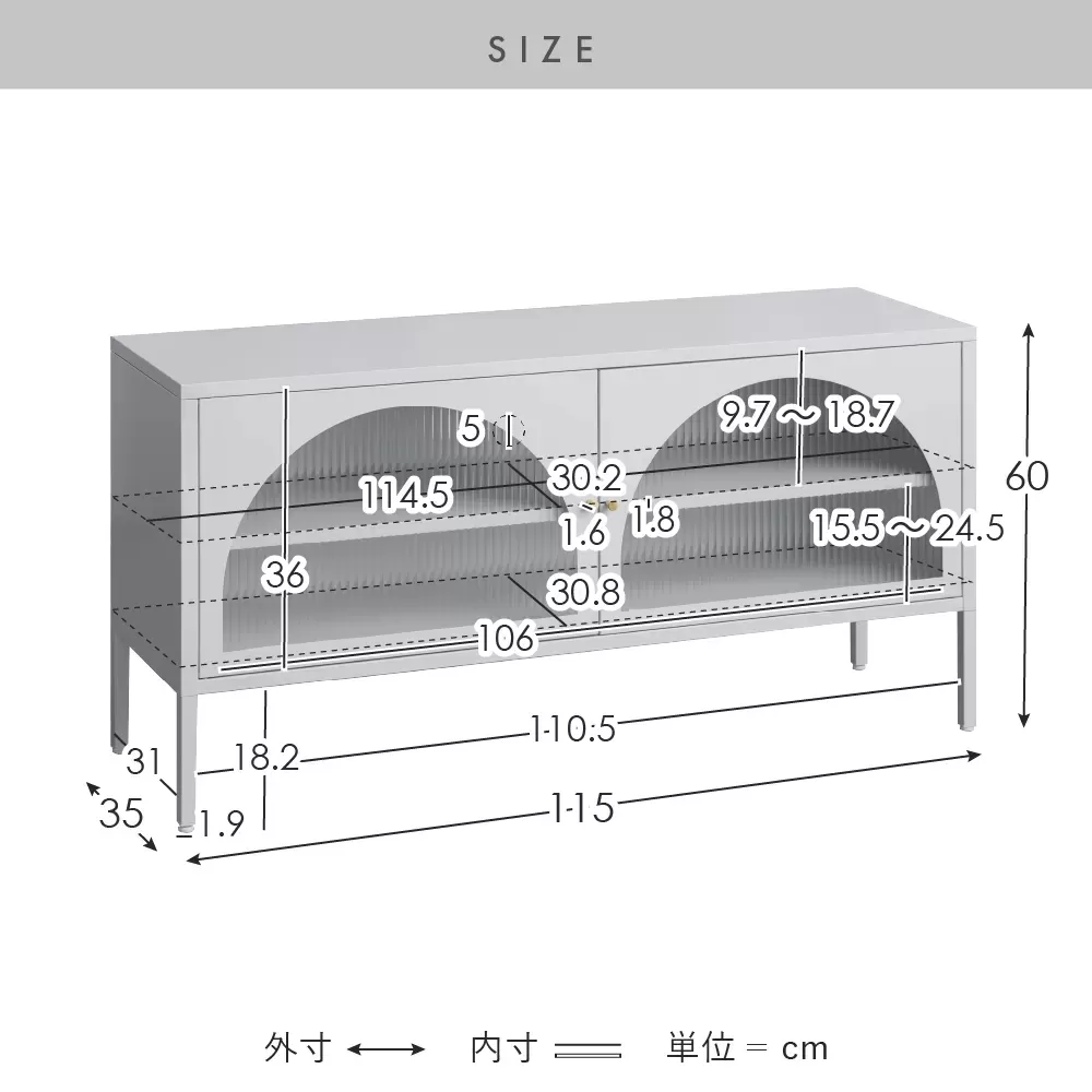 TV Stand Muun TV-1150