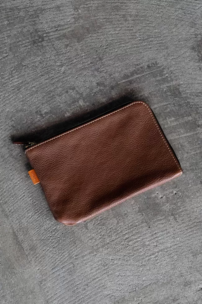 L zip pouch/M