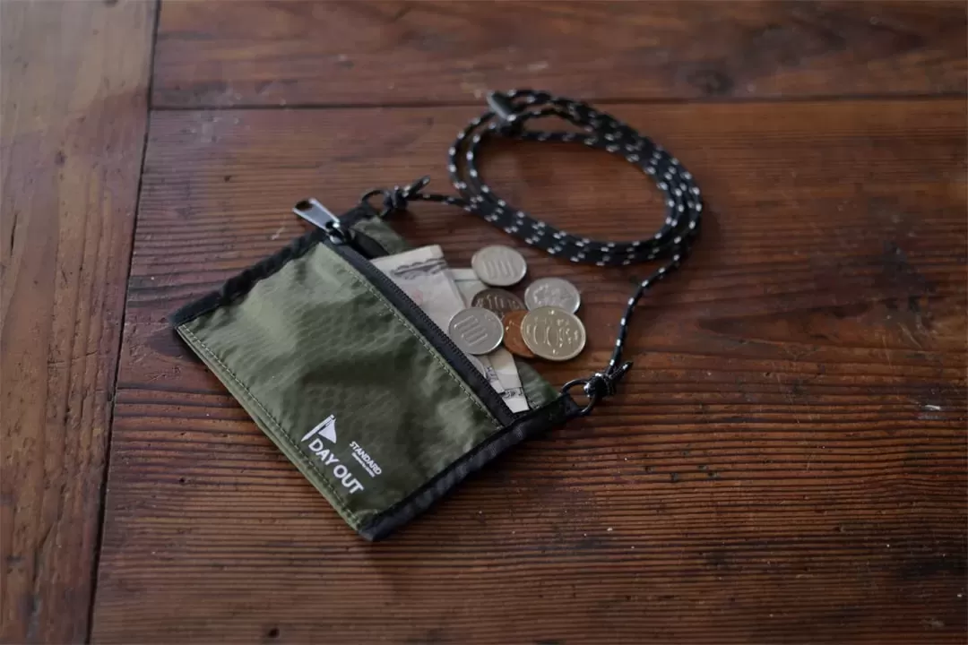 TsURUSU / ツルス  2way Neck Mini Wallet & Drink Holder / 2ウェイ ネックミニウォレット＆ドリンクホルダー