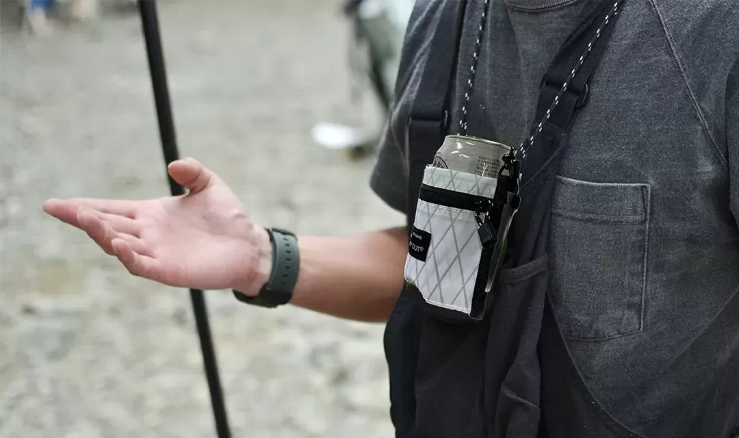 TsURUSU-X / ツルス-X 2way mini wallet & drink holder / 2ウェイ　ネックミニウォレット＆ドリンクホルダー