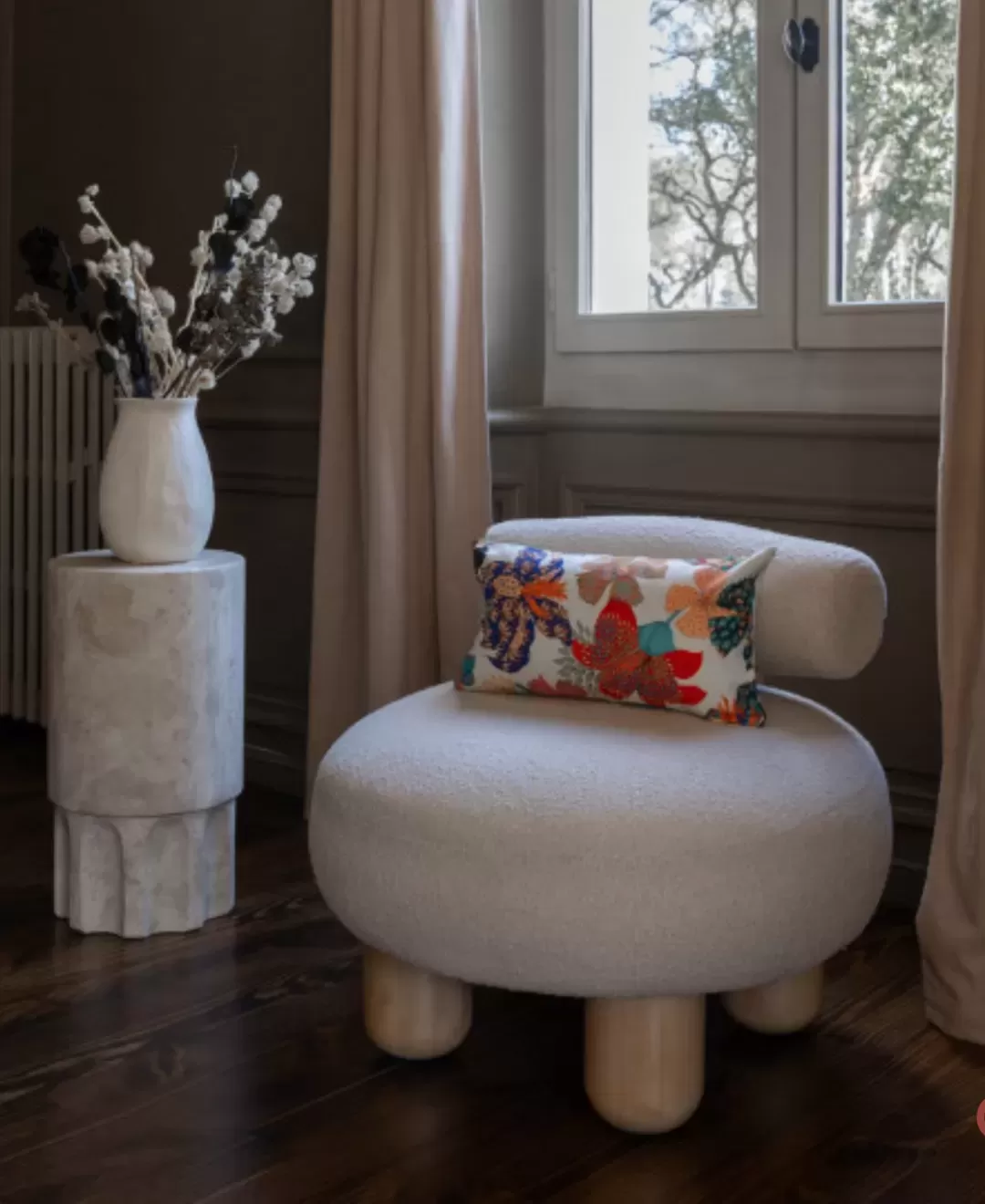 ARTIGA_CUSHION - ADOUR BLUE/FLOWERS
