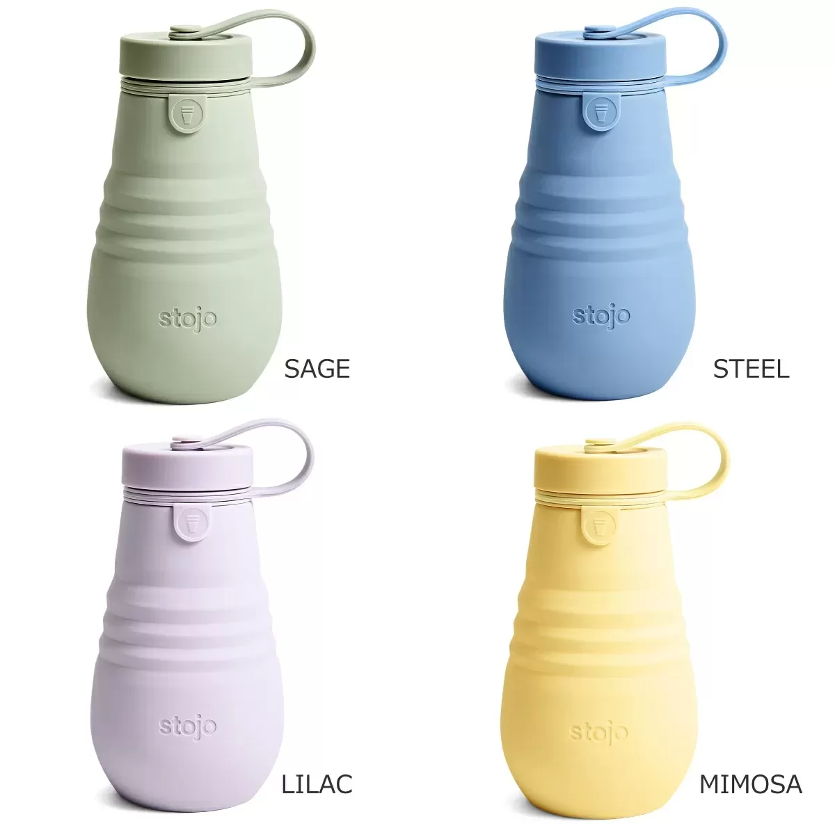 stojo / ストージョ Jr.BOTTLE 400ml (折り畳みマイカップ マイタンブラー)