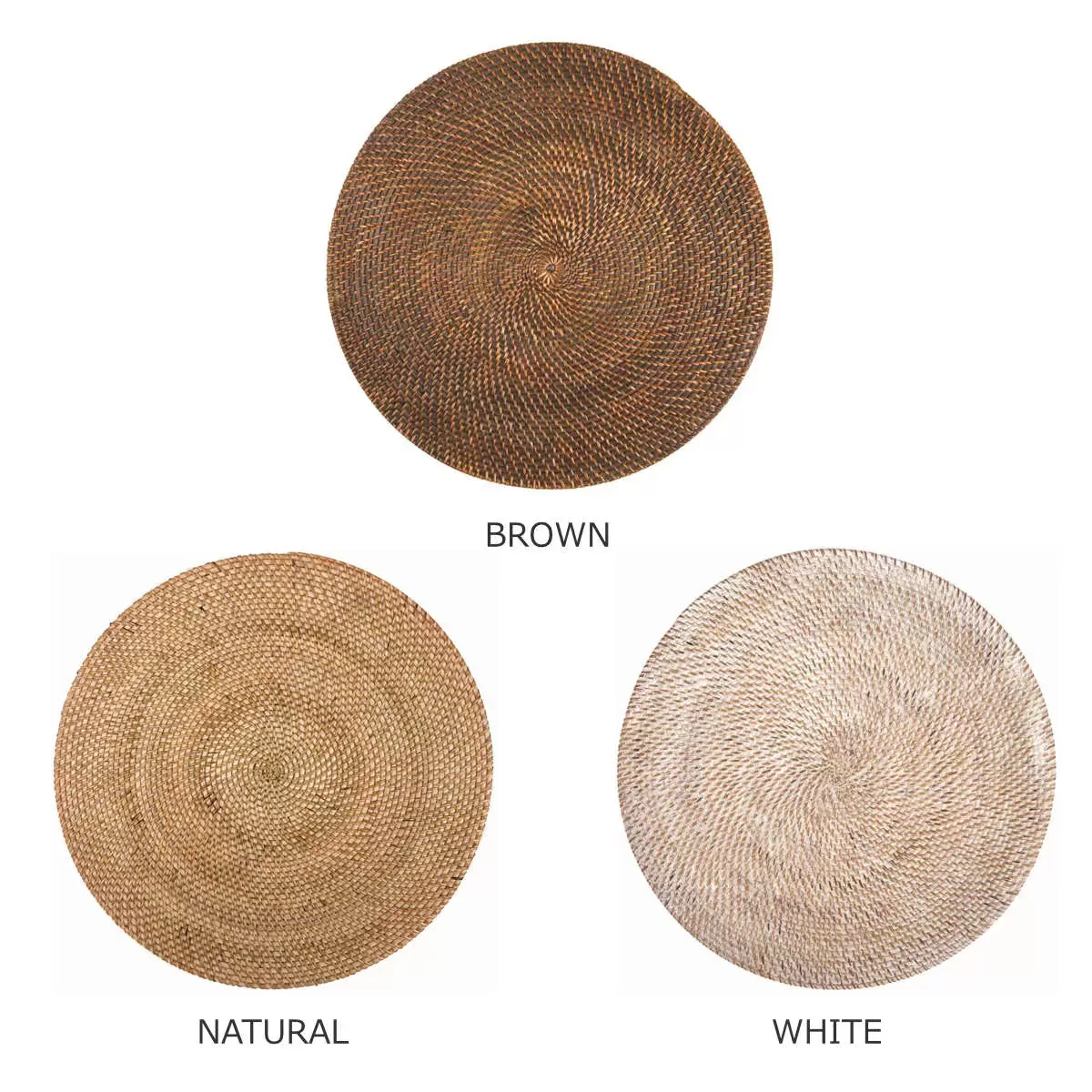 ZICZAC / ジックザック RATTAN（ラタン）Placemat Round