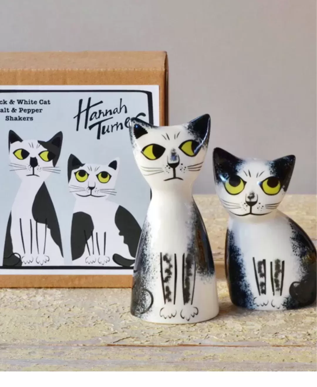 Hannah Turner / Salt and Peppers Cat(猫の塩コショウ入れ)