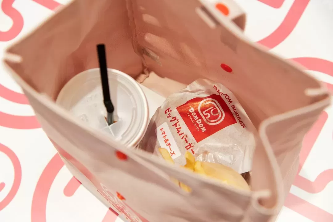 【DOM DOM / DAY OUT】hanberuger's shop bag/ ハンバーガー ショップ バッグ