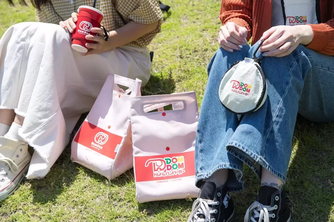 【DOM DOM / DAY OUT】hanberuger's shop bag/ ハンバーガー ショップ バッグ