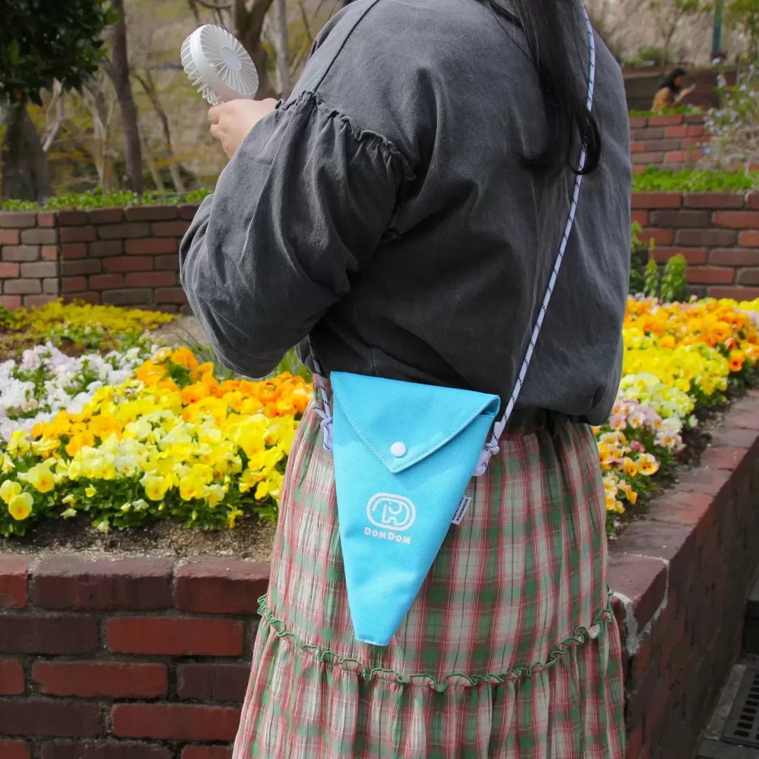 【DOM DOM / DAY OUT】SuZUMU -handyfan crepe case-/ スズム ハンディファン クレープ ケース