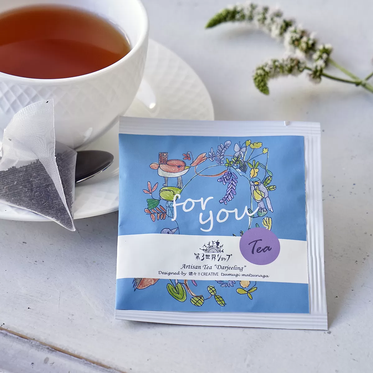 Artisan Tea　Darjeeling（とりたちのリース）　1.8g