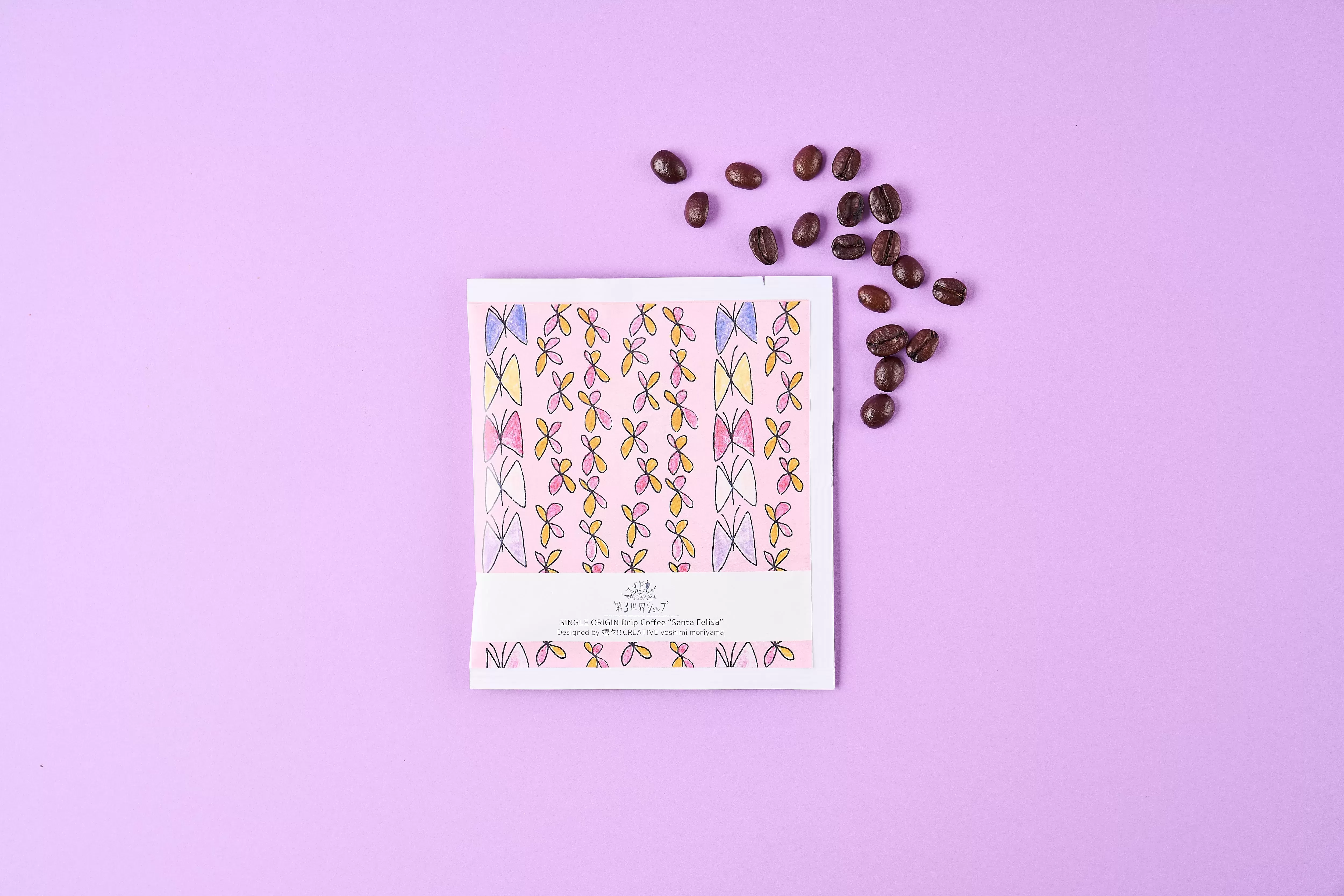 Artisan Drip Coffee　8g「蝶々とお花」