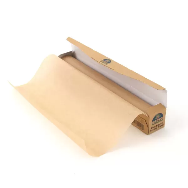 FSC＆コンポスト認証 無漂白/完全非塩素(TFC) パーチメントベイキングペーパー　ロールタイプ（幅33cm x 19.8m）