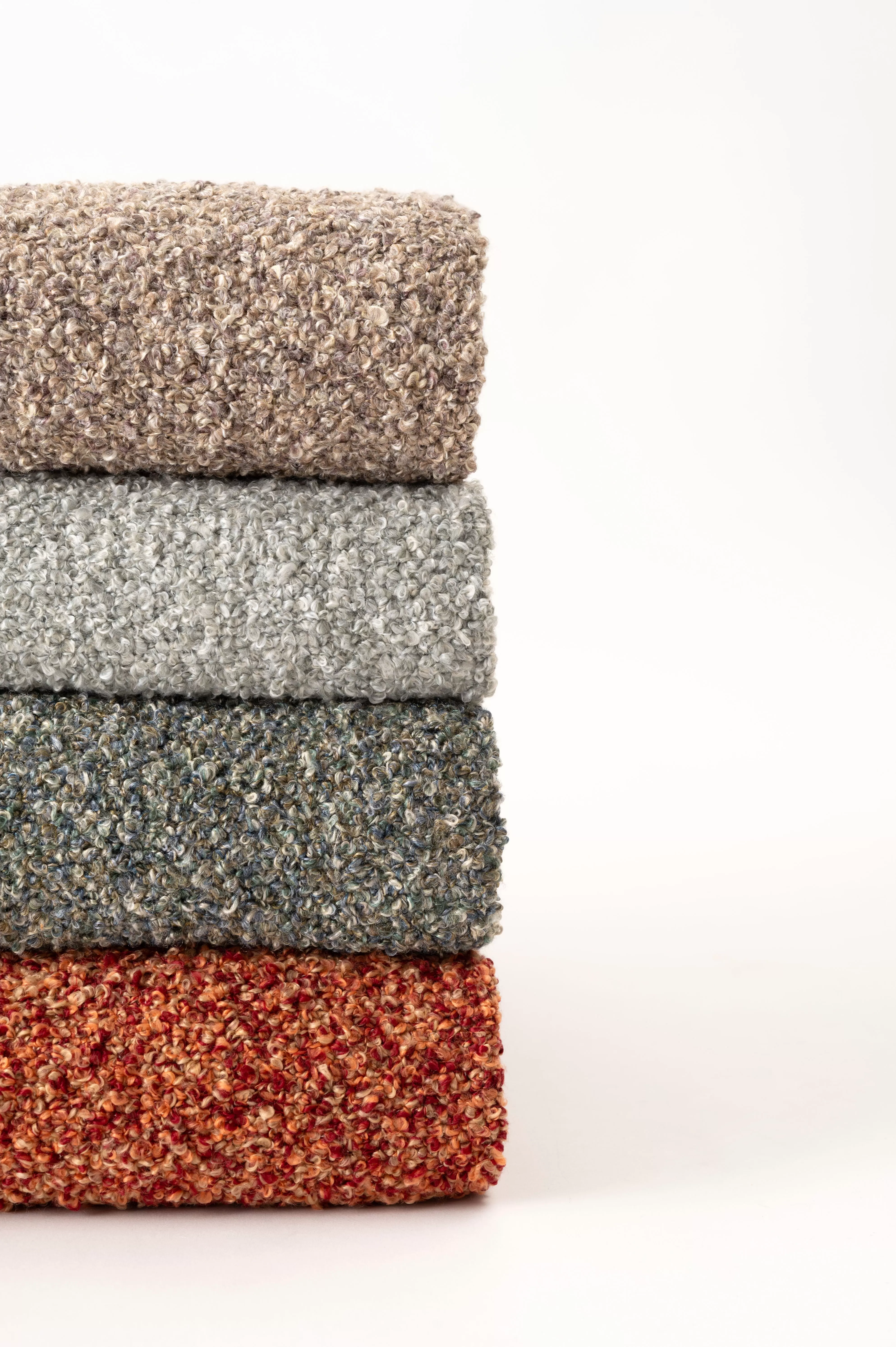 Throw Ket Boucle series　FAB-201BR/GR/GY/OR